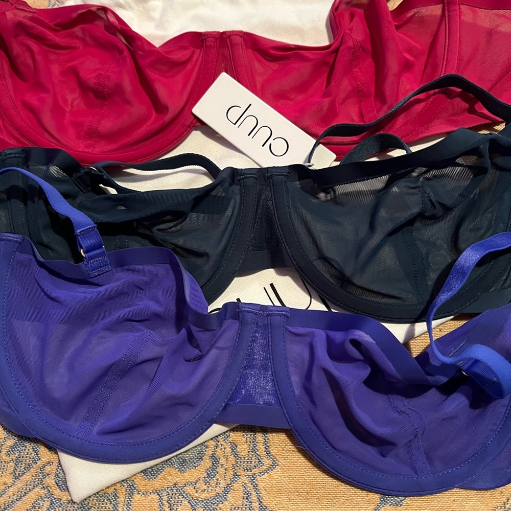 Three (3) CUUP bras